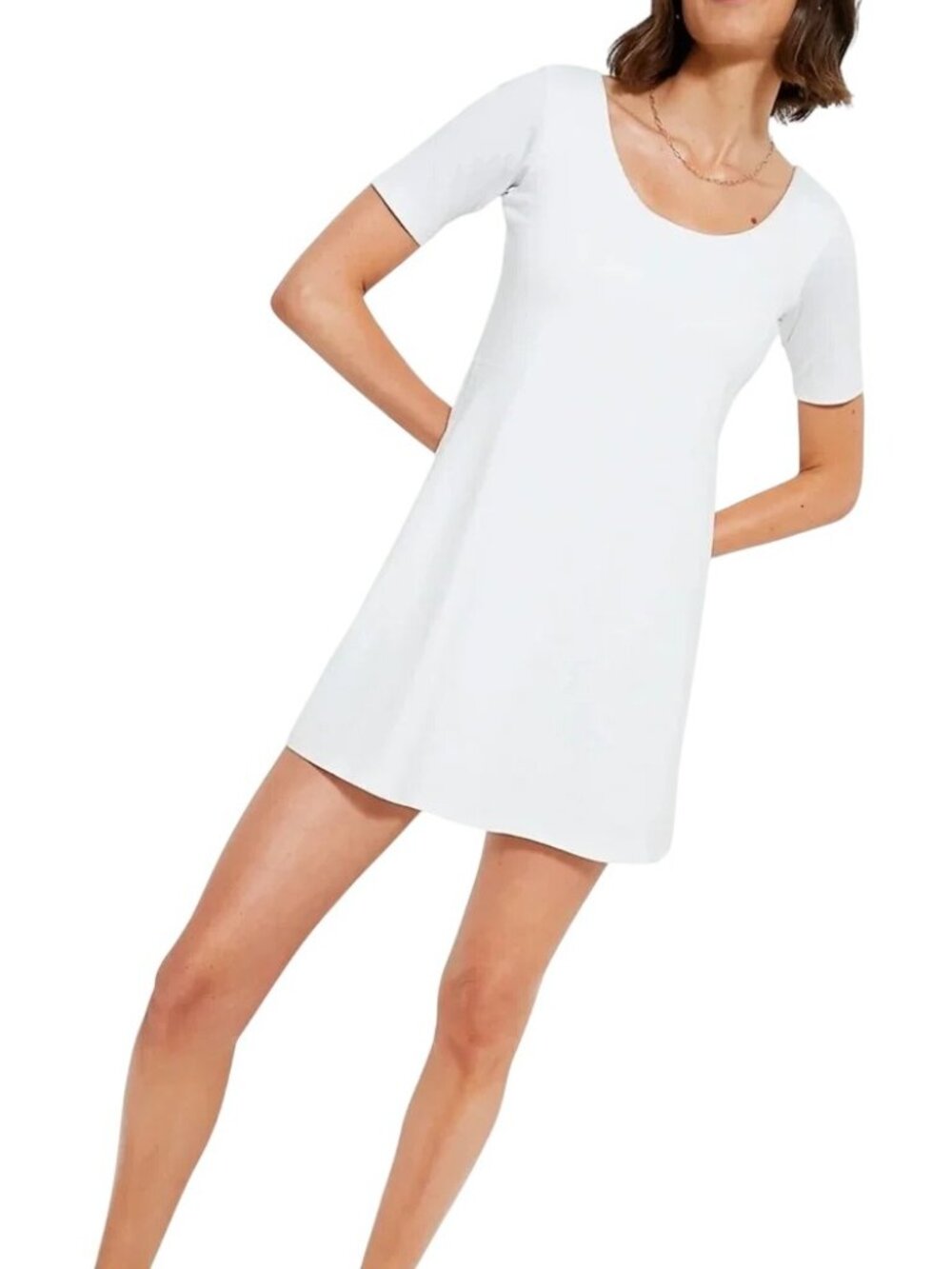 Tuckernuck Tnuck Sport White Step-In Rosemary Sport Dress in White Small New Wom